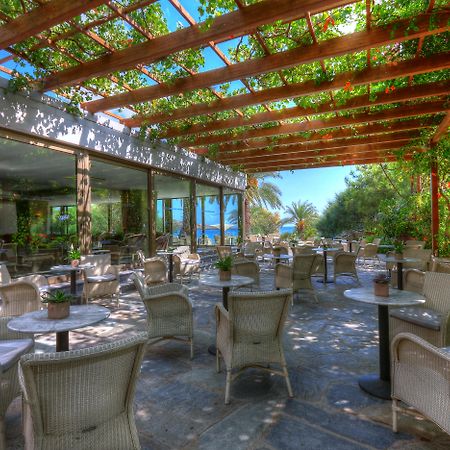 Sitia Beach City Resort & Spa Bagian luar foto Pergola at the restaurant