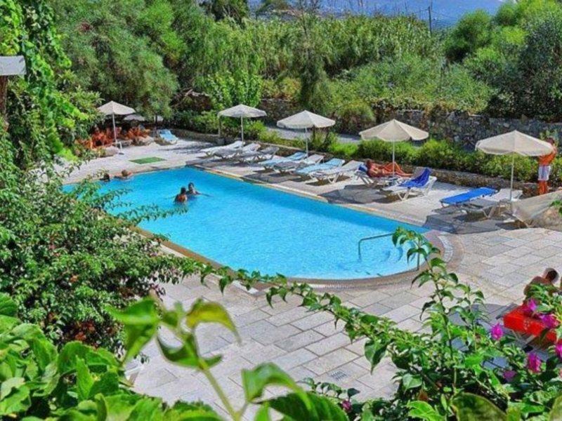 Sitia Beach City Resort & Spa Bagian luar foto A swimming pool